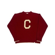 Covernat logo red knitwear