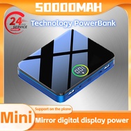 Mini Powerbank 50000mah Portable Power Bank Digital Display Ultra-thin Battery Dual Output Dual Input Powerbank Original