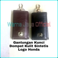 GANTUNGAN Honda Logo STNK Wallet Keychain Synthetic Leather Motorcycle & Car Accessories Accessories