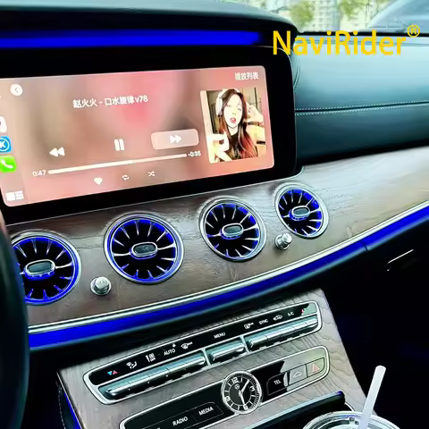 12.3" Android 14 Carplay GPS Navigation Car Video Player for Mercedes Benz E Class E200 E300 E320 W2
