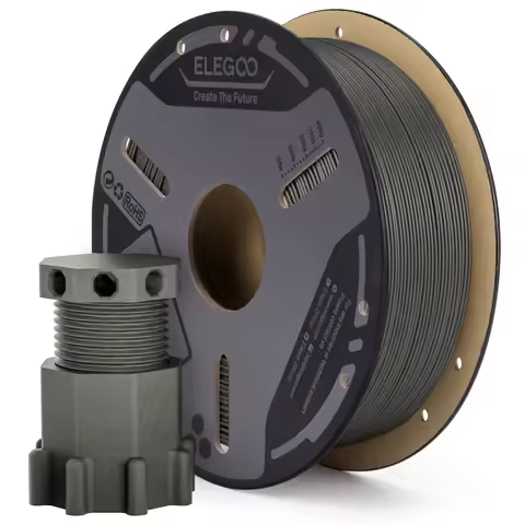 ELEGOO Carbon Fiber PETG Filament 1.75mm 2KG/4KG/5KG/10KG, PETG-CF 3D Printing Filament