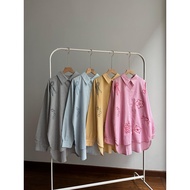 KEMEJA KATUN OVERSIZE STRIPE SHIRT PREMIUM WOMEN'S STRIPE SHIRT PREMIUM COTTON STRIPE SHIRT