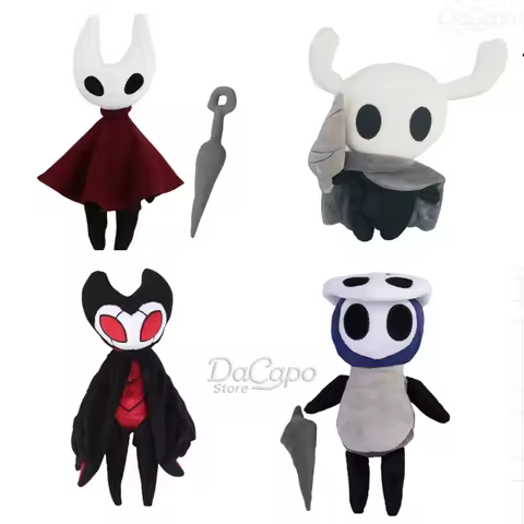 Game Hollow The Knight: Silksong Hornet Zote Vessels Cosplay Soft Cute Halloween Gift Dolll Plushie 