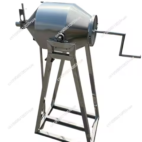 Small Hand Mixer Stainless Steel Dry Powder Powder Food Mixer Manual Mixing Commercial Mixer