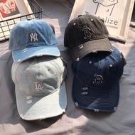 ｜預購｜ #MLB #牛仔 #刺繡 #棒球帽（4色）