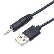 NEW 2.5mm Mono Male to USB Power Cable 2 Pole Jack 2.5mm to USB  Charging Cable 1M Cables