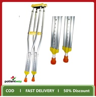 Saklay Crutches For Adult with Armpit Pads and Adjustable Height Medical Crutches Aluminum Crutches 