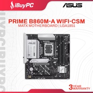 ASUS PRIME B860M-A WIFI-CSM mATX Motherboard | LGA1851