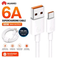 Huawe USB TO C Fast Charging Super Charge 6A 6 Ampere Type C Data Cable P20 P30 PRO HONOR NOTE10 Fas