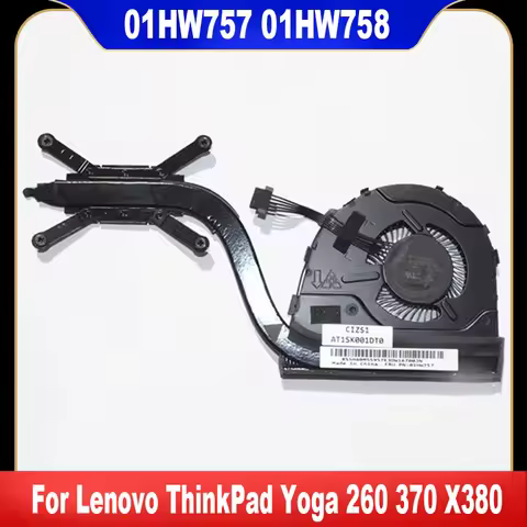 New Original For Lenovo ThinkPad Yoga 260 370 X380 CPU Cooling Fan Cooler Fan Heatsink Radiator 01HW