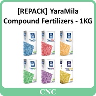 1KG YaraMila Fertilizer Baja Yara Mila Repack 16-16-16 12-12-17 YaraLiva Nitrabor Baja Buah Subur Le