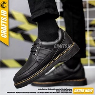 CRAFTS fall - Docmart Formal Casual Work Shoes for Men in Black