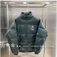 AAPE Men's Casual Stand-Up Collar Down Jacket 7572