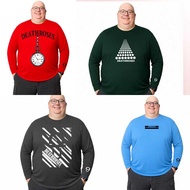 Jumbo Men's Long Sleeve T-Shirts 2XL 3XL 4XL 5XL 6XL 7XL Big Size Long Shirts