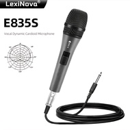 E-835S,,OK、、、,。  Mikrofon Dinamik Berwayar E-835S Dengan Suis, Mikrofon Genggam Vokal Cardioid, Sesu