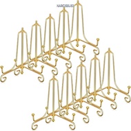 NARCISSUS13A0E Display Stand, Solid 4 6 8 10 12inch Plate Stands, Durable Iron Foldable Metal Easel 