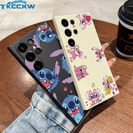 Stitch Angel Couple Phone Case For Vivo Y19S Y58 Y18S Y28S X100 X90 X70 X60 Pro IQOO Z7 Z7X V15 Soft