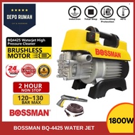 1800W BOSSMAN BQ-4425 High Pressure Cleaner ( INDUCTION BRUSHLESS MOTOR) 120 Bar Water Jet