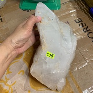 Polished natural smoky quartz stone pillar (real stone) for home decoration weighs 2.9kg (C18)