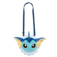 Authentic Pokémon Center Eevee Collection Plushies Face Pouch, Eevee Collection Vaporeon (1 piece)