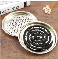 Mosquito Coils Holder with Cover Incense Holder Metal Plate (KATOL STAND)