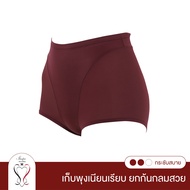 Wacoal Shapewear Hips กางเกงกระชับหน้าท้อง - WY1128 สีน้ำตาลแดง (GW)