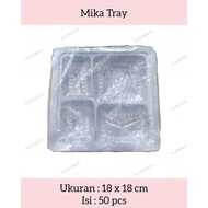 Fajar Mulya - Mika Tray / Plastic Tray / For Box 18x18 - (20pack - 50pcs/pack)