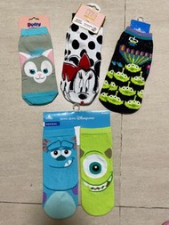 全新迪士尼襪， Duffy，三眼仔， Minnie，怪獸公司