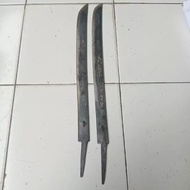 golok mentahan panjang golok pamoroan bilah baja per di jamin sepuhan tua bilah 40cm