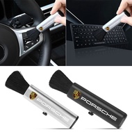 1PC Adjustable Car Conditioning Air Outlet Brush Retractable Cleaning Brush for Porsche Boxster Caye