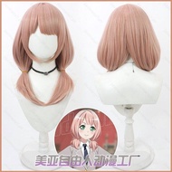 23 BanG Dream!It's MyGO Uehara Himari Cosplay Wig Anime Woman Man Pink Hair Wigs Hairpiece Heat Resistant Halloween Par