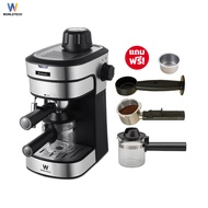 Worldtech Xpresso เครื่องชงกาแฟกึ่งอัตโนมัติ รุ่น WT-CM8_SIL เครื่องชงกาแฟสด กาแฟเอสเปรสโซ่ Coffee M