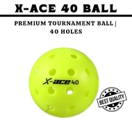 KL READY STOCKS X-Ace 40 Pickleball Ball 40 holes indoor outdoor ball tournament ball pickle Bola tr