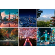 Japan Photo Album 4K Wallpaper 🖼️ (A4 Size)