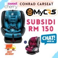 [ SUBSIDI MYCRS ]- SWEET CHERRY YB102A CONRAD ISOFIX CAR SEAT / 360 ROTATION / MY CRS ADJUSTABLE CAR