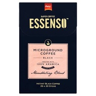 Super Essenso Microground Mandheling Blend Instant Black Coffee (20 Sticks x 2g)