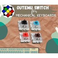 1pc Outemu 3Pin Switches black red brown blue fit for Cherry MX Mechanical Keyboard For PBT keycaps