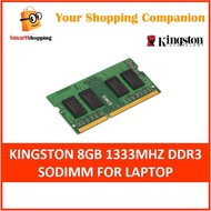 Kingston 8G 8GB DDR3 1333Mhz Non ECC Memory RAM SODIMM (KVR1333D3S9)