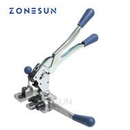 ZONESUN Multi-Function Easy-to-Use PP Strap Binding Machine PP Plastic Cardboard Box Sealing Tool fo