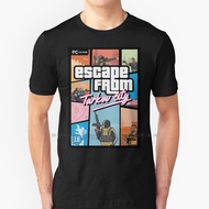 Escape From Tarkov-Vice City Style T Shirt 100% Pure Cotton Maska 1sch Altyn Escape From Tarkov Kill