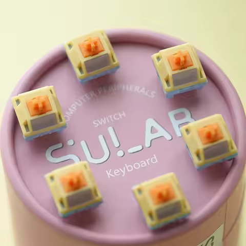 HMX LuLu Silent Switch 5Pin 32g 37g 45g Linear Silent Switches POM Factory Lubrication Custom Mechan