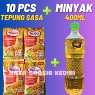 Pack of 10 Multipurpose Sasa Flour + 400ml Fried Oil
