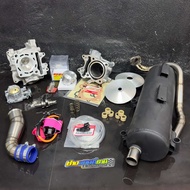 ชุดลูกเสื้อ+ลูก Pcx/คลิก 125i-150i ลูก58-66 Pcx-คลิก ฝาวาล์วครบชุด ชาม+เม็ด+ท่อ ลูกLHK พร้อมใส่