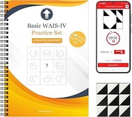 PrfcNL Basic WAIS-IV Practice Set - 44 Practice Questions, with 9 Black and White Blocks and Mobile 