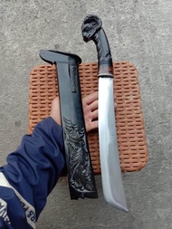 GOLOK UKIR BAJA PER GOLOK UKIR WAYANG UKIR GARUDA UKIR NAGA UKIR KAMBING UKIR BURUNG BISA COD