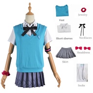 🎉Cosplay🎉 Anime Hatsune Miku 16anniversary Cosplay Costume Vocaloid Singer Miku JK Uniform Dress Se