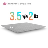 SiamLatex ที่นอนยางพาราแท้ ท็อปเปอร์ยางพารา ผสมชาร์โคล รุ่น Onyx หนา 2 นิ้ว แน่นเด้งกว่าเดิม รองรับน