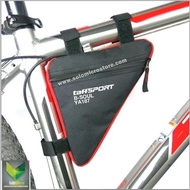 TaffSPORT Tas Sepeda Lipat Seli MTB Gunung Segitiga Nylon Waterproof