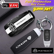 [Mr.Key] MAYBACH Luxury Key Case Cover for S480 S680 S580e GLS 600 4MATIC EQS 680 Keychain Remote