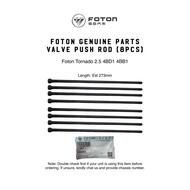 Foton Parts Engine Valve Push Rod Set (8pcs): Tornado 2.5 4BD1 4BB1 Engine
